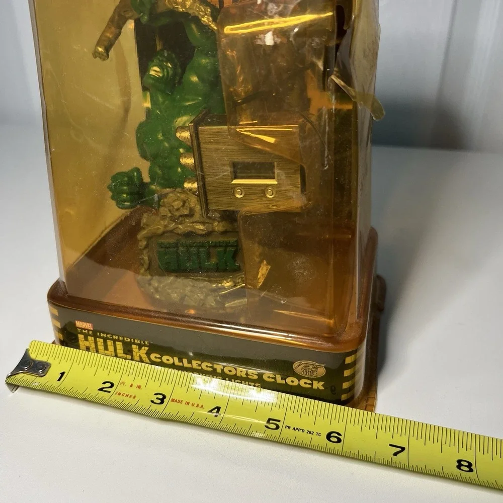 2003 Tek Time Marvel The Incredible‎ HULK Collectors Clock With Working Lights
